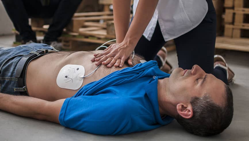 Man Shocks Himself With Defibrillator for Fun